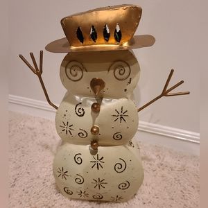 Metal Snowman Christmas Decoration